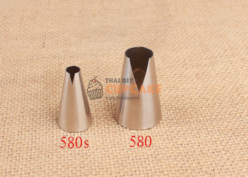 หัวบีบครีม เบอร์ 580s รูปกลีบกุหลาบ ขนาดเล็ก หัวบีบครีม เบอร์ 580s รูปกลีบกุหลาบ ขนาดเล็ก - อุปกรณ์เบเกอรี่